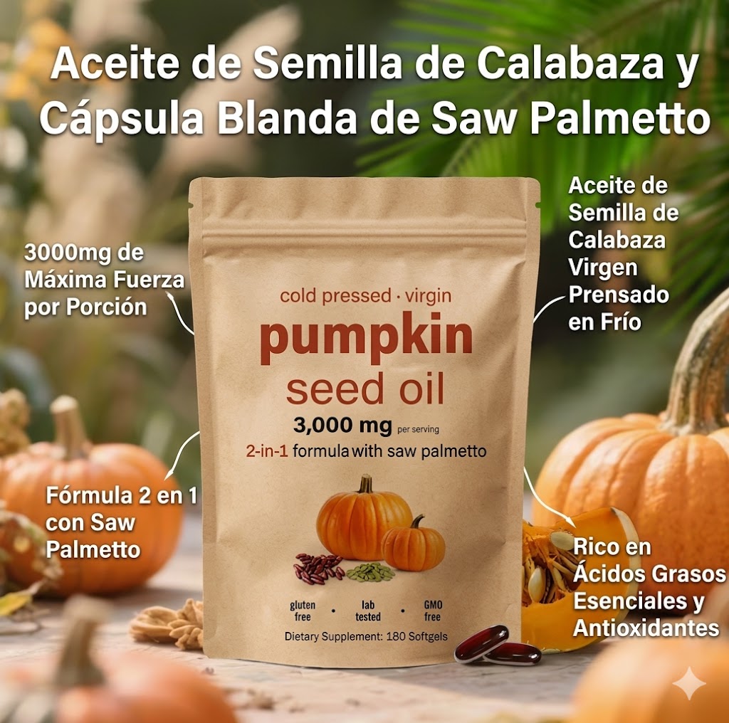 Aceite de Semilla de Calabaza: Apoyo Natural y Limpieza para tus Riñones