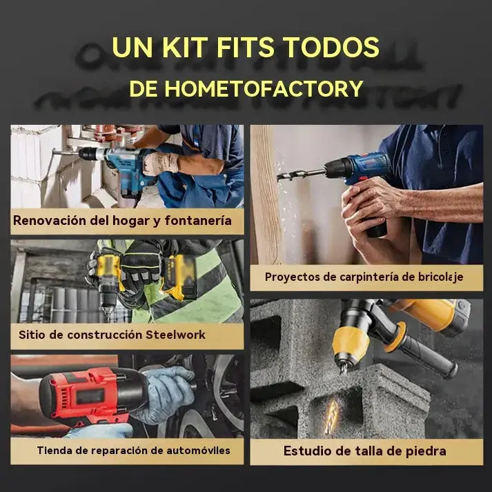 TITANX™  (kit 5 piezas) ¿Brocas que no duran? Perfora más, sin recalentar. 🔥 a mitad de precio HOY!