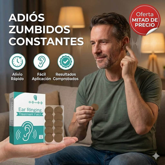 Tinnitus Relief™ – Parche Natural que Apoya el Bienestar Auditivo y la Sensación de Tranquilid 2X1