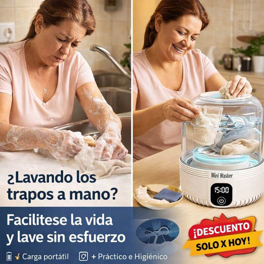 LavaExpress™ – La mini lavadora práctica para ropa interior y prendas pequeñas