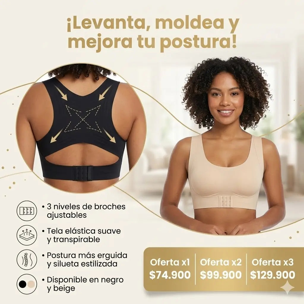 SiluetaLift™ - Brasier Corrector de Postura con  Comodidad, Soporte y Levanta + REGALO