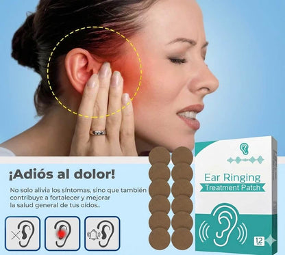 Tinnitus Relief™ – Parche Natural que Apoya el Bienestar Auditivo y la Sensación de Tranquilid 2X1