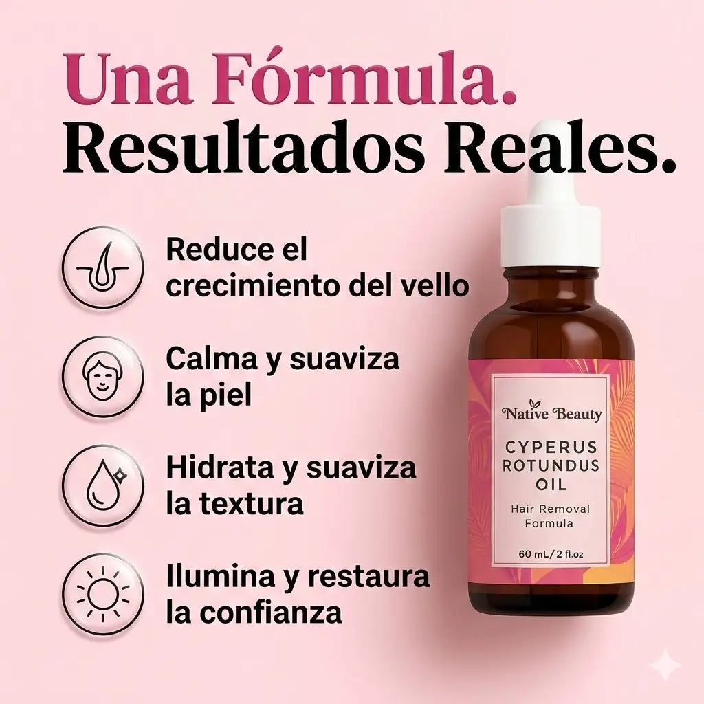 Cyperus Rotundus Oil – Menos crecimiento, menos irritación