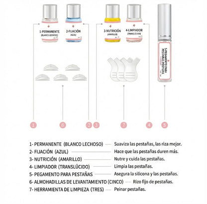 Kit Profesional de Lifting de Pestañas – Mirada Impactante Hasta por 8 Semanas