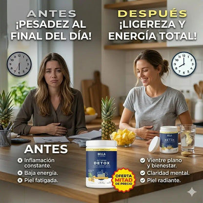 EXTREME DETOX: Desínflate, reduce y luce plana A MITAD DE PRECIO por hoy