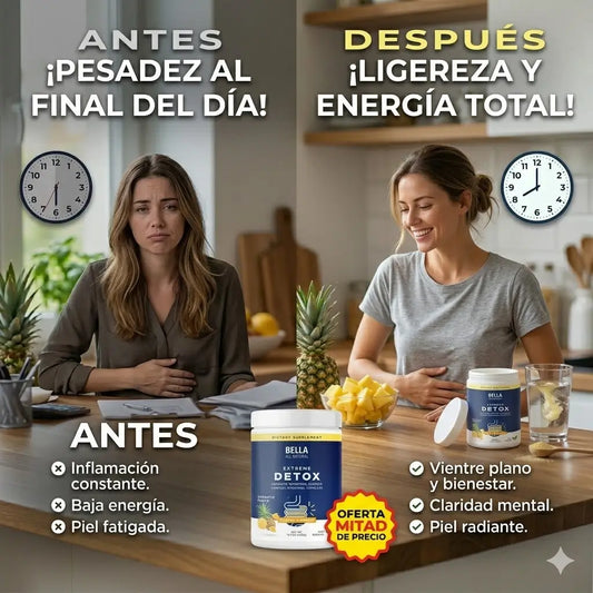EXTREME DETOX: Desínflate, reduce y luce plana A MITAD DE PRECIO por hoy
