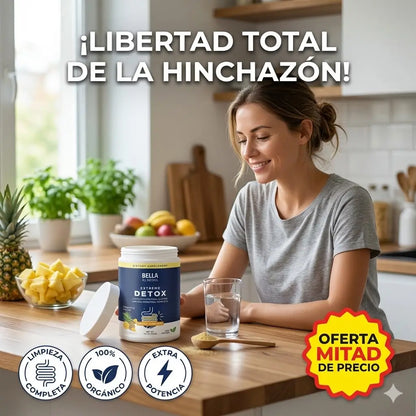 EXTREME DETOX: Desínflate, reduce y luce plana A MITAD DE PRECIO por hoy