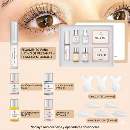 Kit Profesional de Lifting de Pestañas – Mirada Impactante Hasta por 8 Semanas