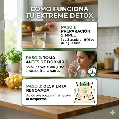 EXTREME DETOX: Desínflate, reduce y luce plana A MITAD DE PRECIO por hoy