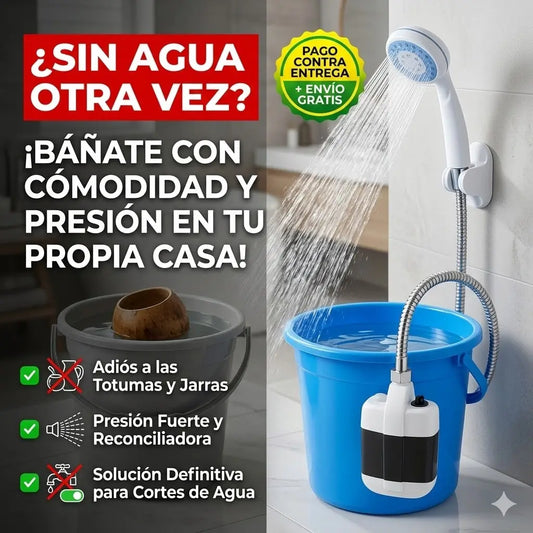 HIDROMAX™ Convierte tu balde en una ducha cómoda en segundos 🚿
