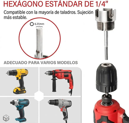 Roscador de Tuberías PVC 2 en 1: Instalaciones Perfectas en Minutos